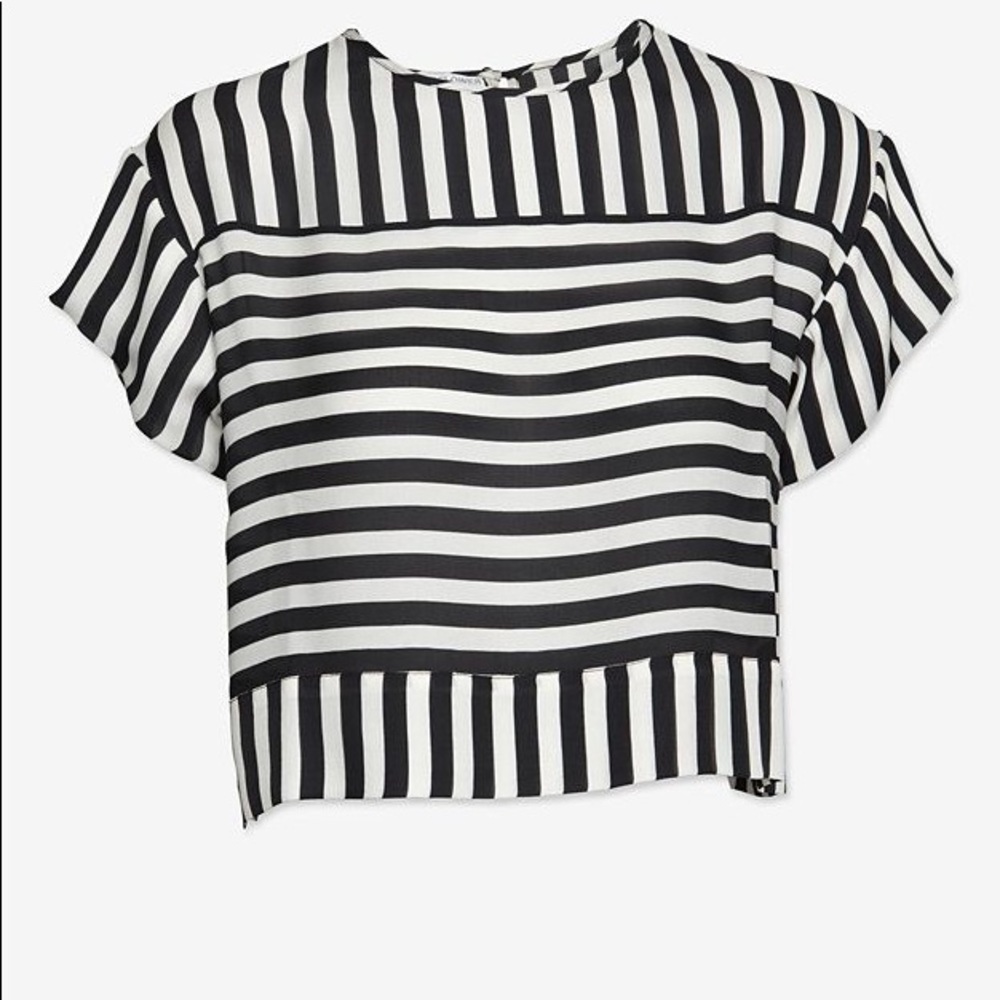 Chiffon Striped Blouse